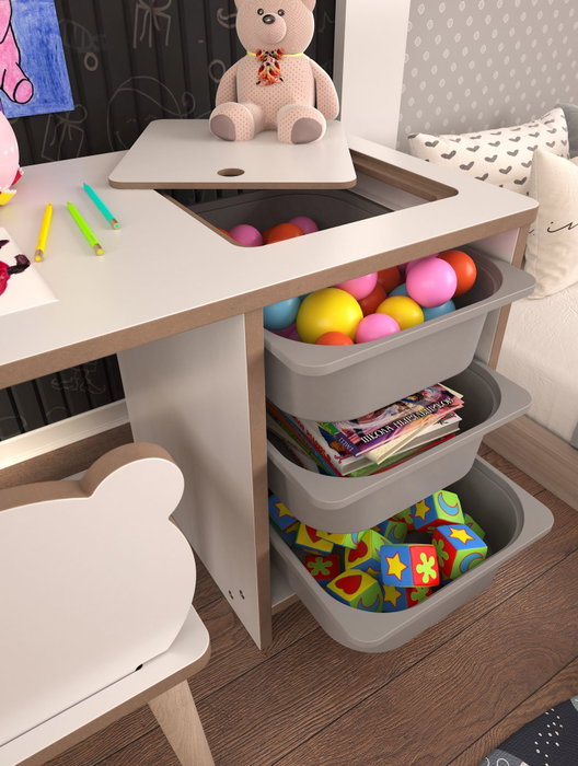 Hanah Home Soho Escritorio de Estudio Blanco y Gris Hanah Home Soho Escritorio de Estudio Blanco y Gris